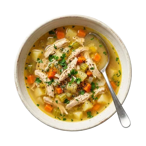 Soupe au poulet