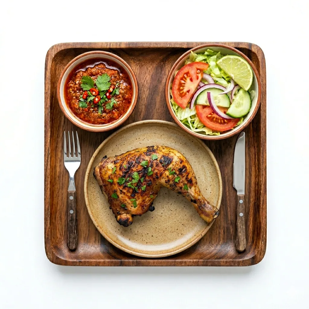 Poulet braisé